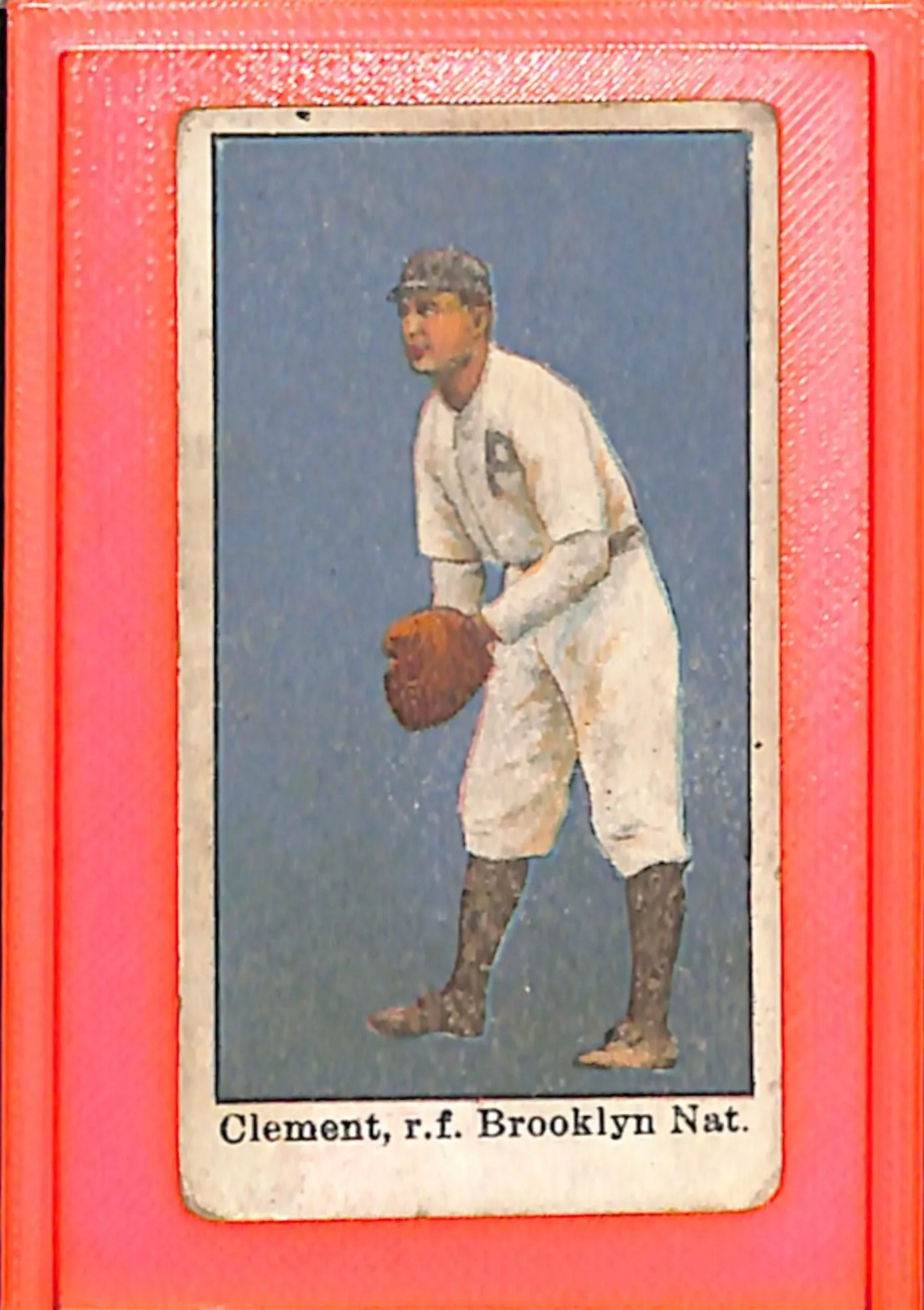 1909-11 American Caramel E90-1 Wally Clement Brooklyn Superbas Poor MM26014066