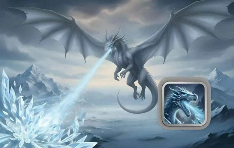 Ice Dragon 1g .999 Fine Silver