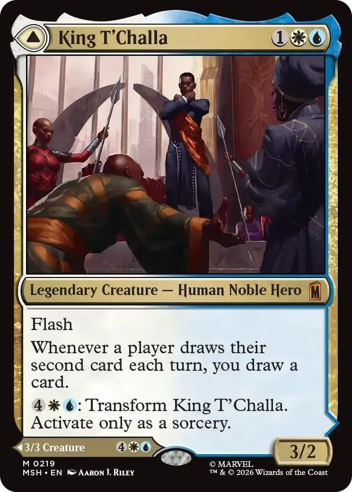 MSH, King T'Challa // Black Panther, Hope Enduring, Standard, 219, M, Near Mint, Normal, EN
