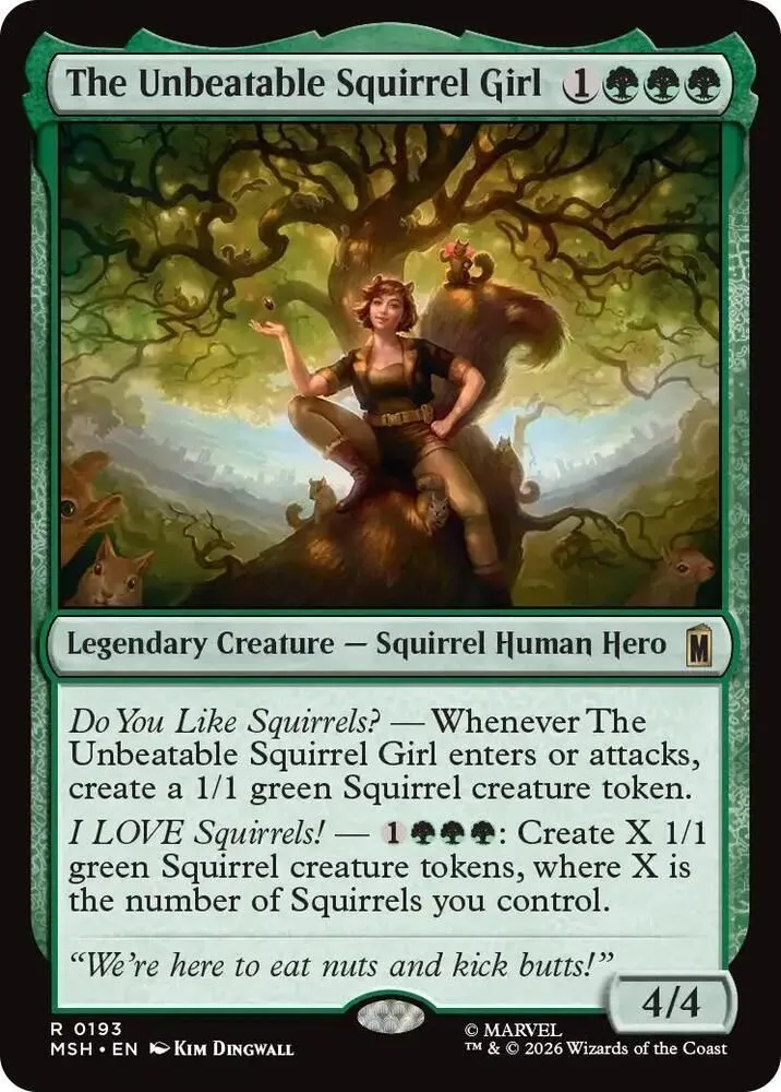 MSH, The Unbeatable Squirrel Girl, Standard, 193, R, Near Mint, Normal, EN