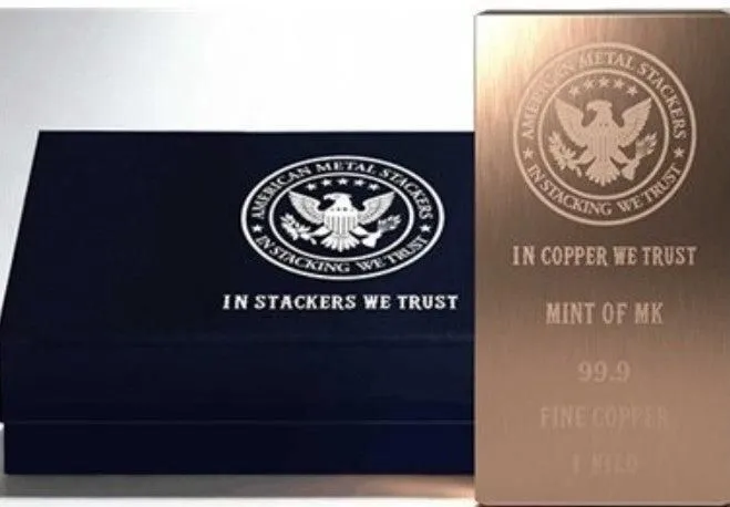 MINT OF MK 1 Kg Kilo Copper Bar