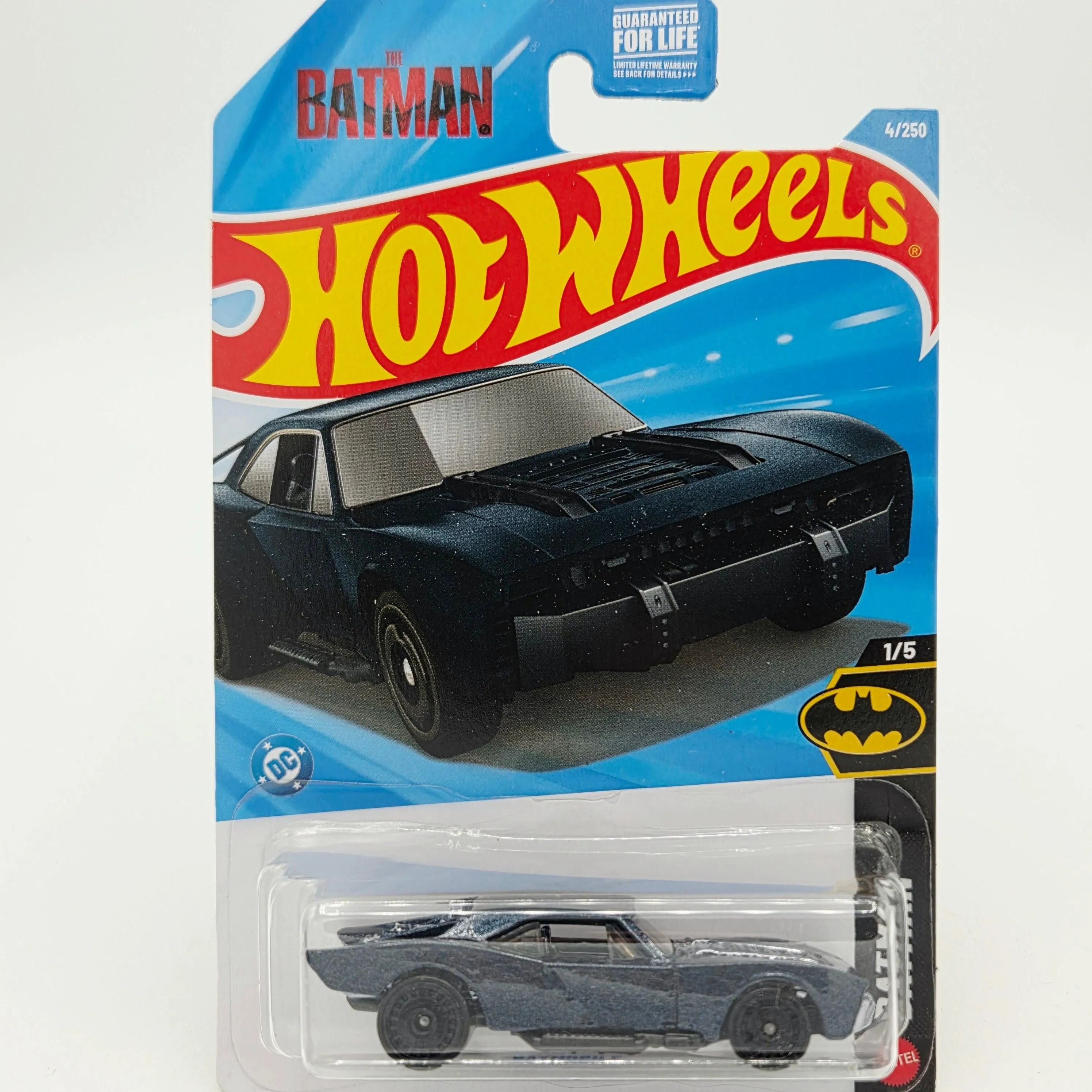 Hot Wheels Batmobile - Dark Blue (2026 HW Basic Case J - Batman)