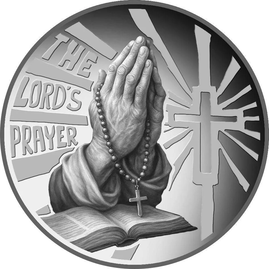 In Stock! 2026 Cameroon The Lord's Prayer 1/10 oz Silver Coin Prooflike