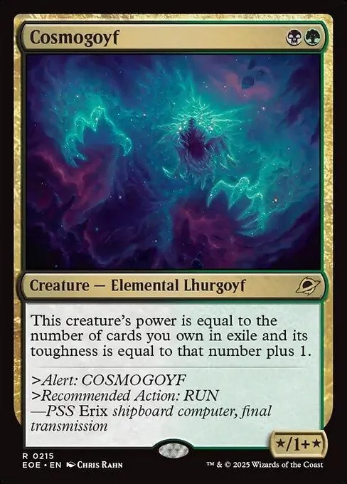 EOE, Cosmogoyf, Standard, 215, R, Near Mint, Normal, EN