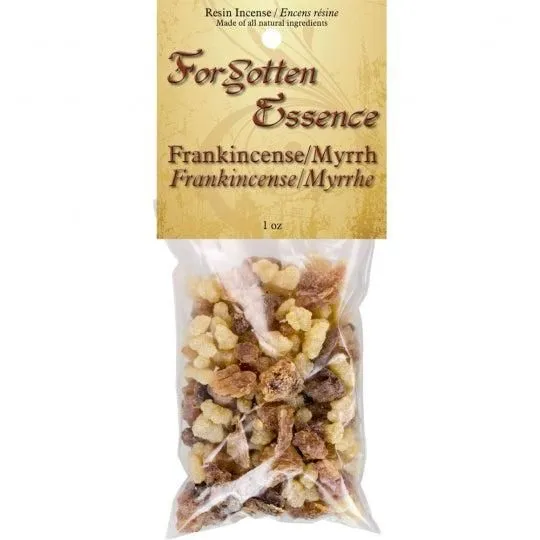Forgotten Essence Premium Resin Incense 1oz – Frankincense, Myrrh, Dragon's Blood, Black Copal, Sandalwood, Patchouli & More | Sacred Ritual Resin