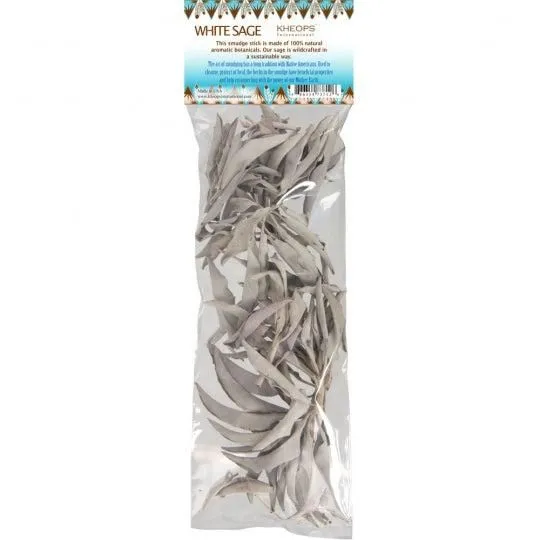 California White Sage Clusters 1 oz | Loose Leaf Smudge Herb Bundle