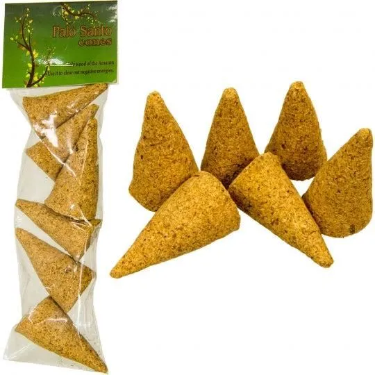 Palo Santo Incense Cones Pack of 6 | Holy Wood Incense for Cleansing