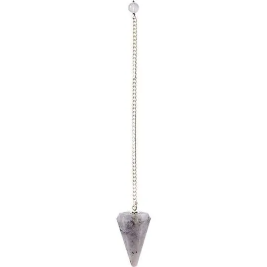 Pendulum Hexagonal Chalcedony - Divination & Dowsing Tool