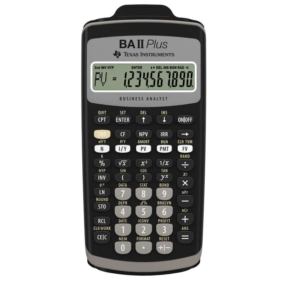 Open-box - Texas Instruments BAII Plus Calculator
