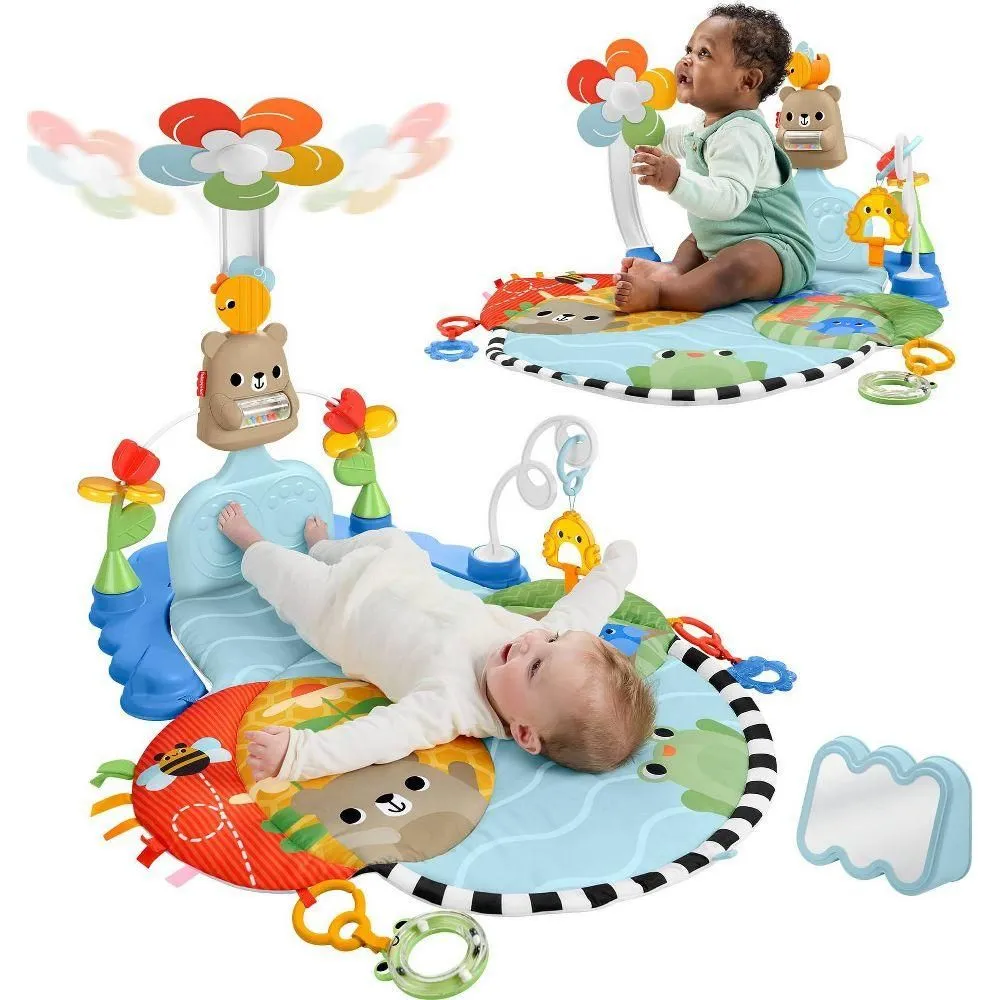 Brand New - Fisher-Price 3-in-1 Kick & Sway Activity Gym Baby Play Mat & Sensory