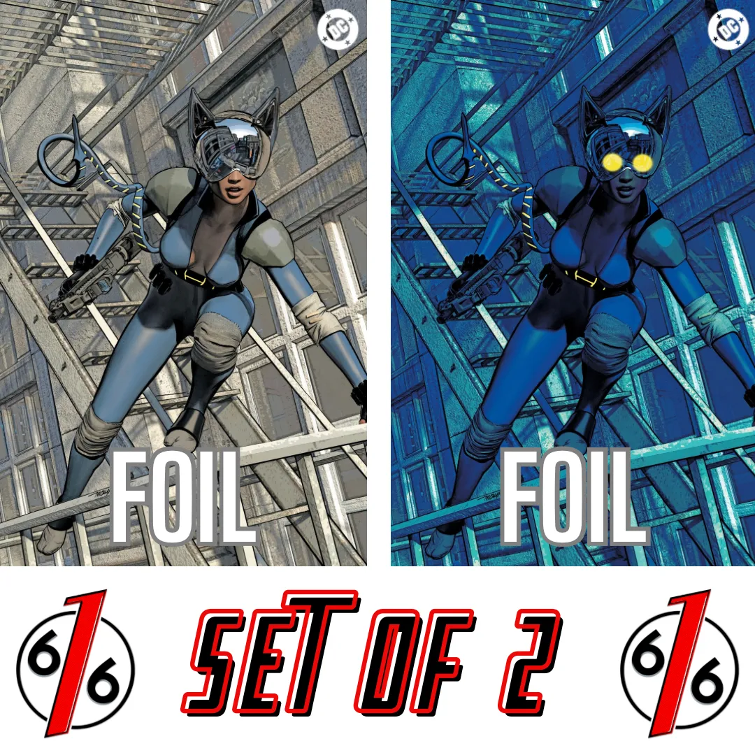 ABSOLUTE CATWOMAN #2 MIKE MAYHEW 616 COMICS Virgin Foil Variant CD Set LTD 1000