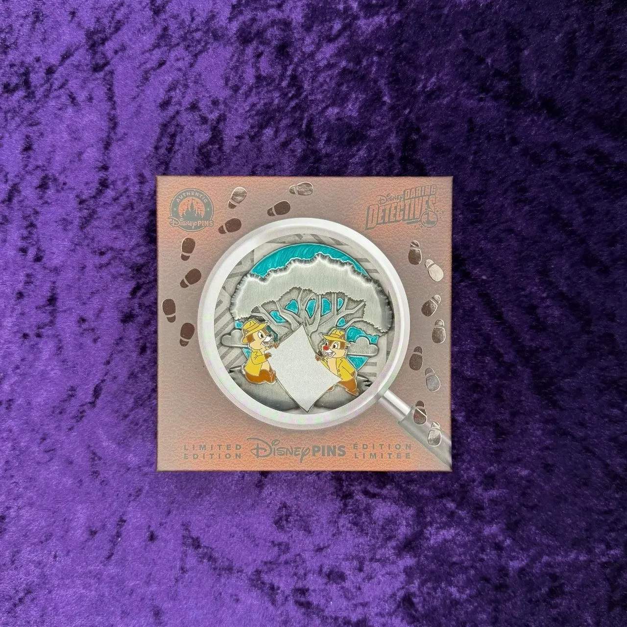 Chip and Dale Tree of Life Daring Detectives Mini Jumbo Pin | Disney