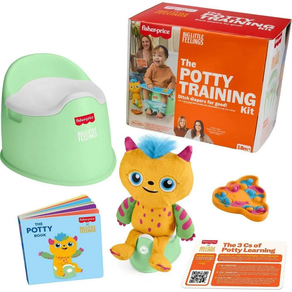 Open-box - Fisher-Price Big Little Feelings Potty Training Kit: Set of Toys & Tips
