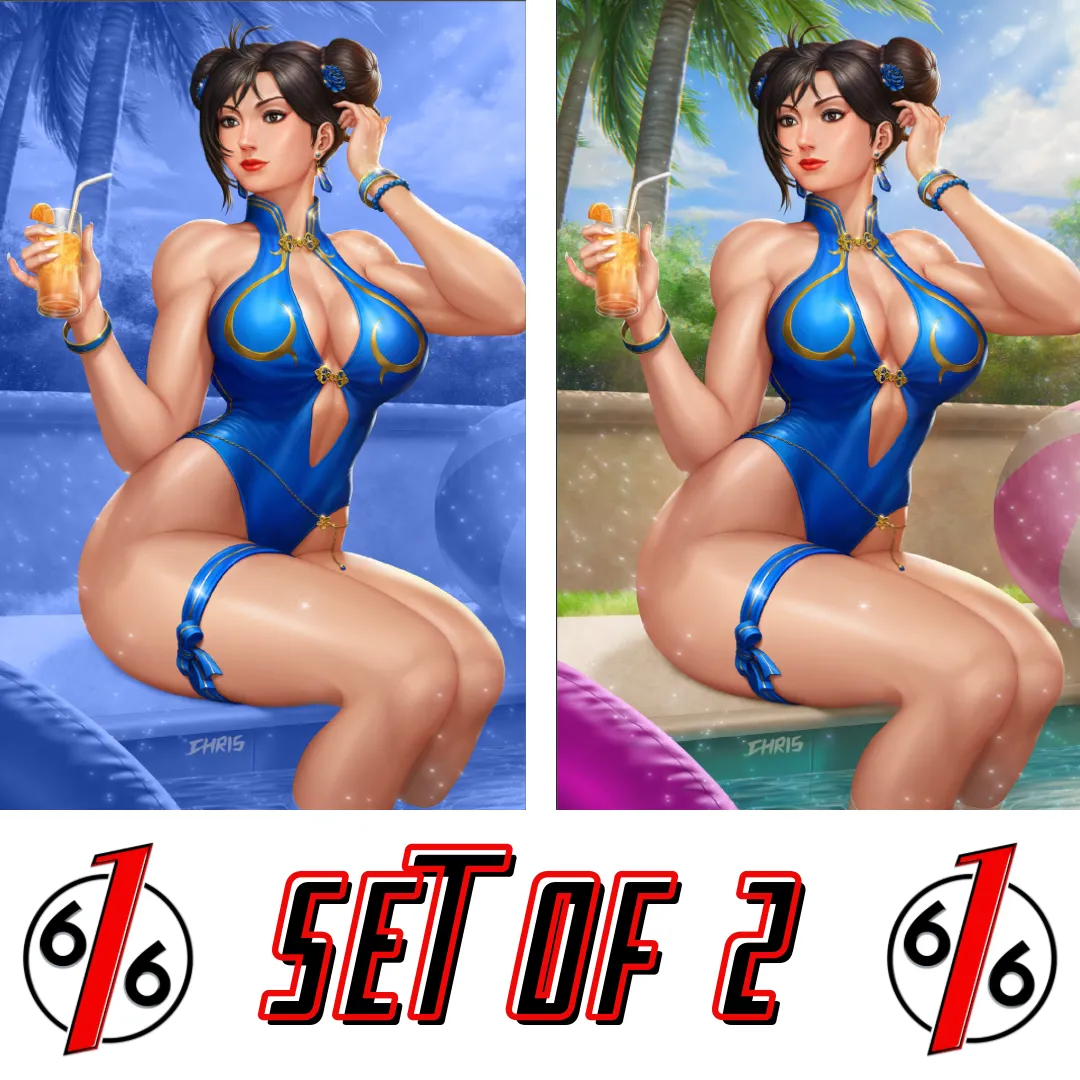 STREET FIGHTER SWIMSUIT SPECIAL 2026 #1 CHRIS NG 616 COMICS Virgin Variant AB Set LTD 500