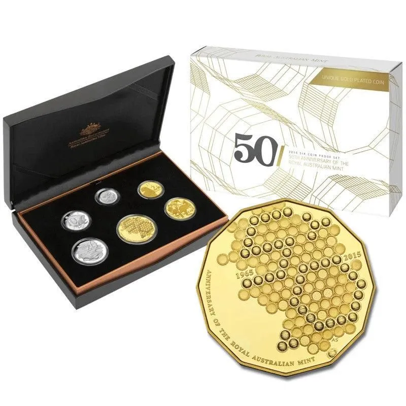 2015 50th Anniversary of RAM Proof 6 Coin set