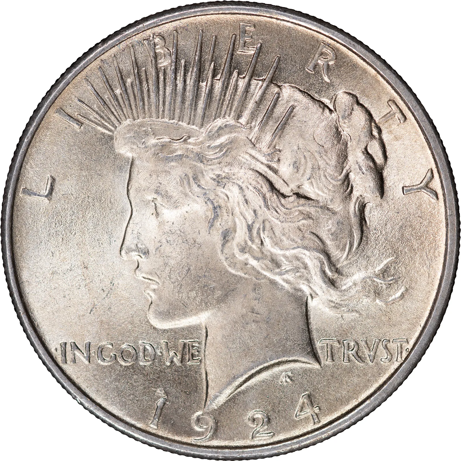 1924 $1 Peace Dollar ~ Uncirculated - Nice Coin