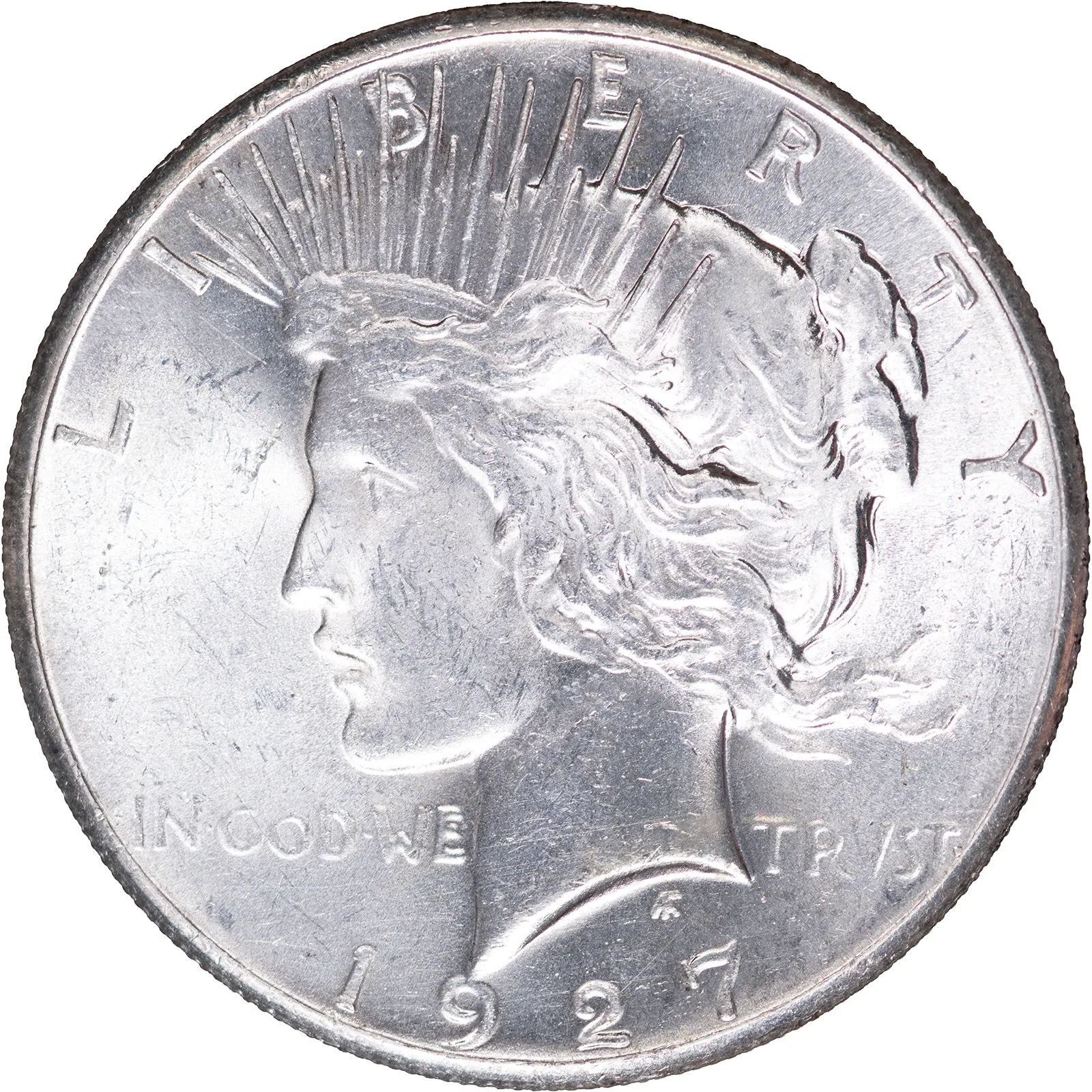 1927 $1 Peace Silver Dollar - Uncirculated