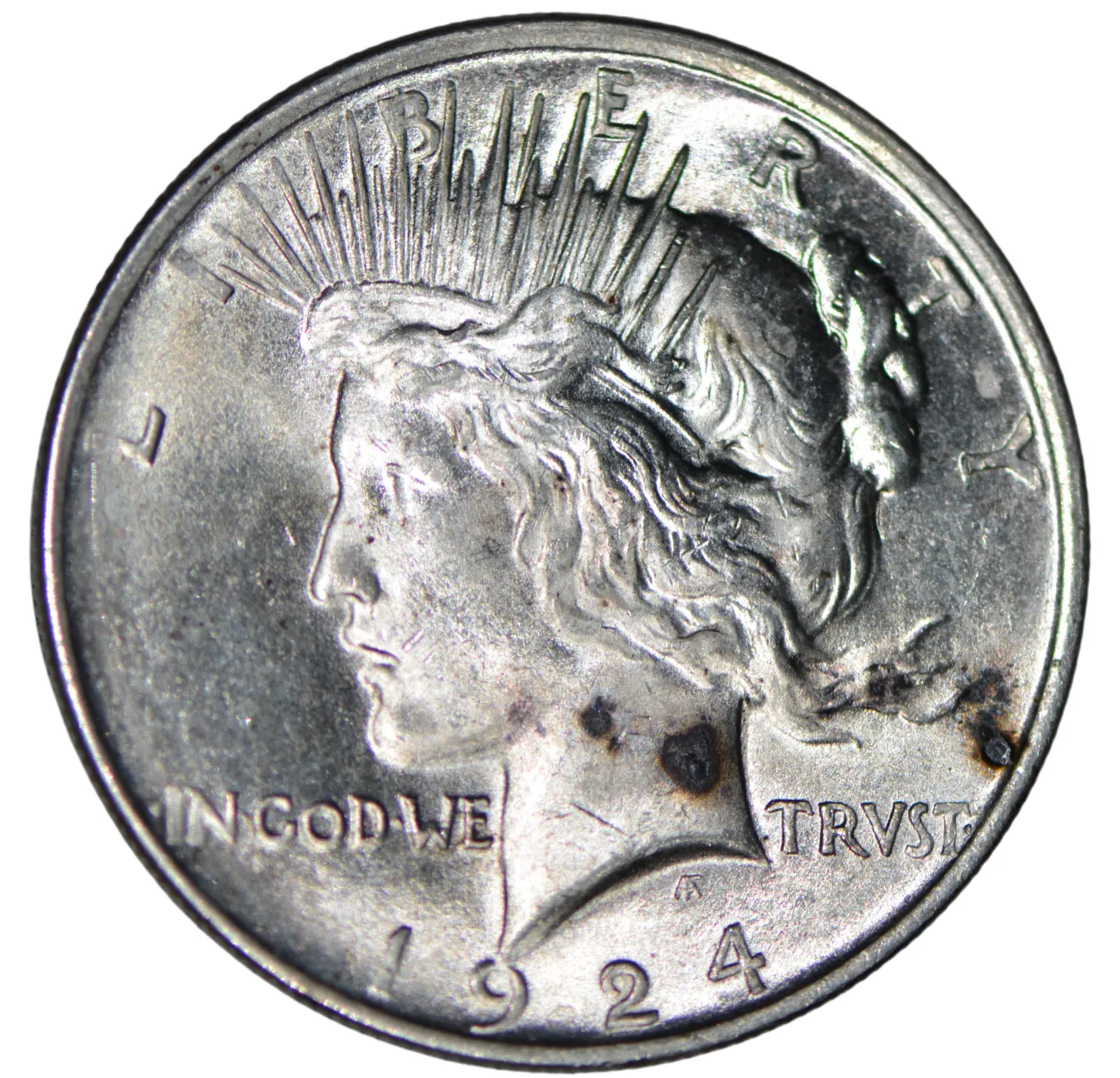1924 $1 Peace Silver Dollar ~ Uncirculated