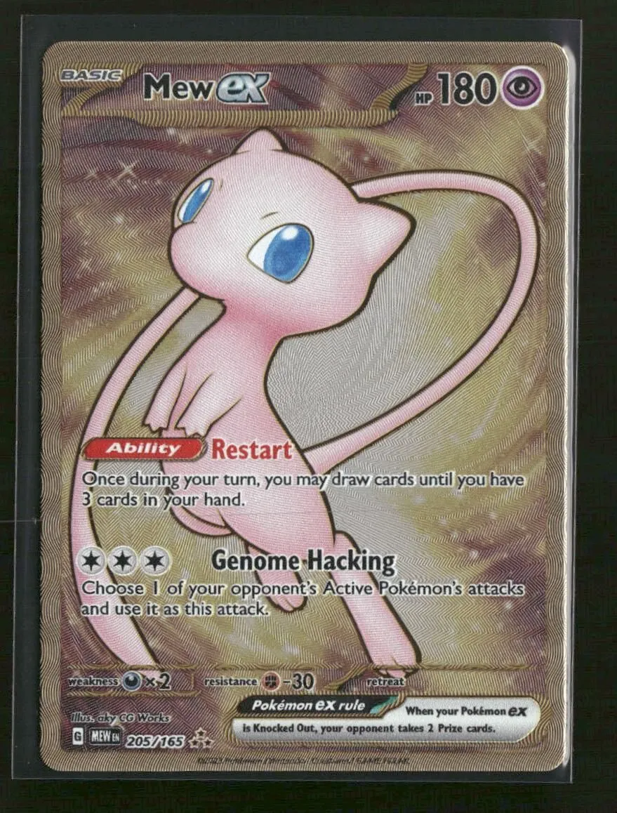SV: Scarlet & Violet 151 Mew ex (Metal Card) #205/165