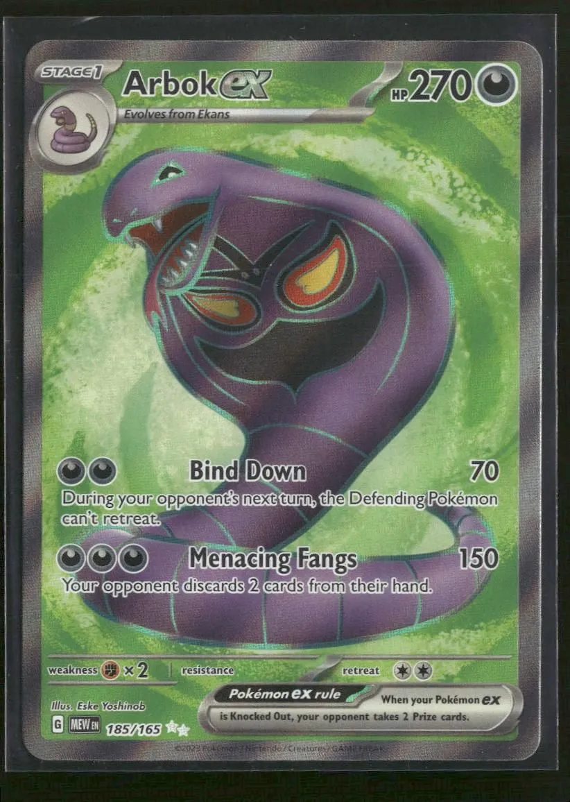 SV: Scarlet & Violet 151 Arbok ex #185/165