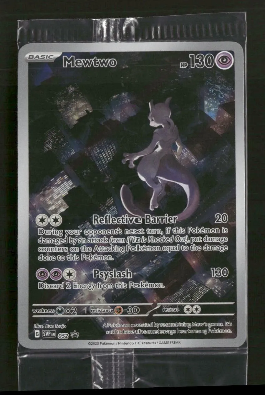 SV: Scarlet & Violet Promo Cards Mewtwo #052 (Sealed)