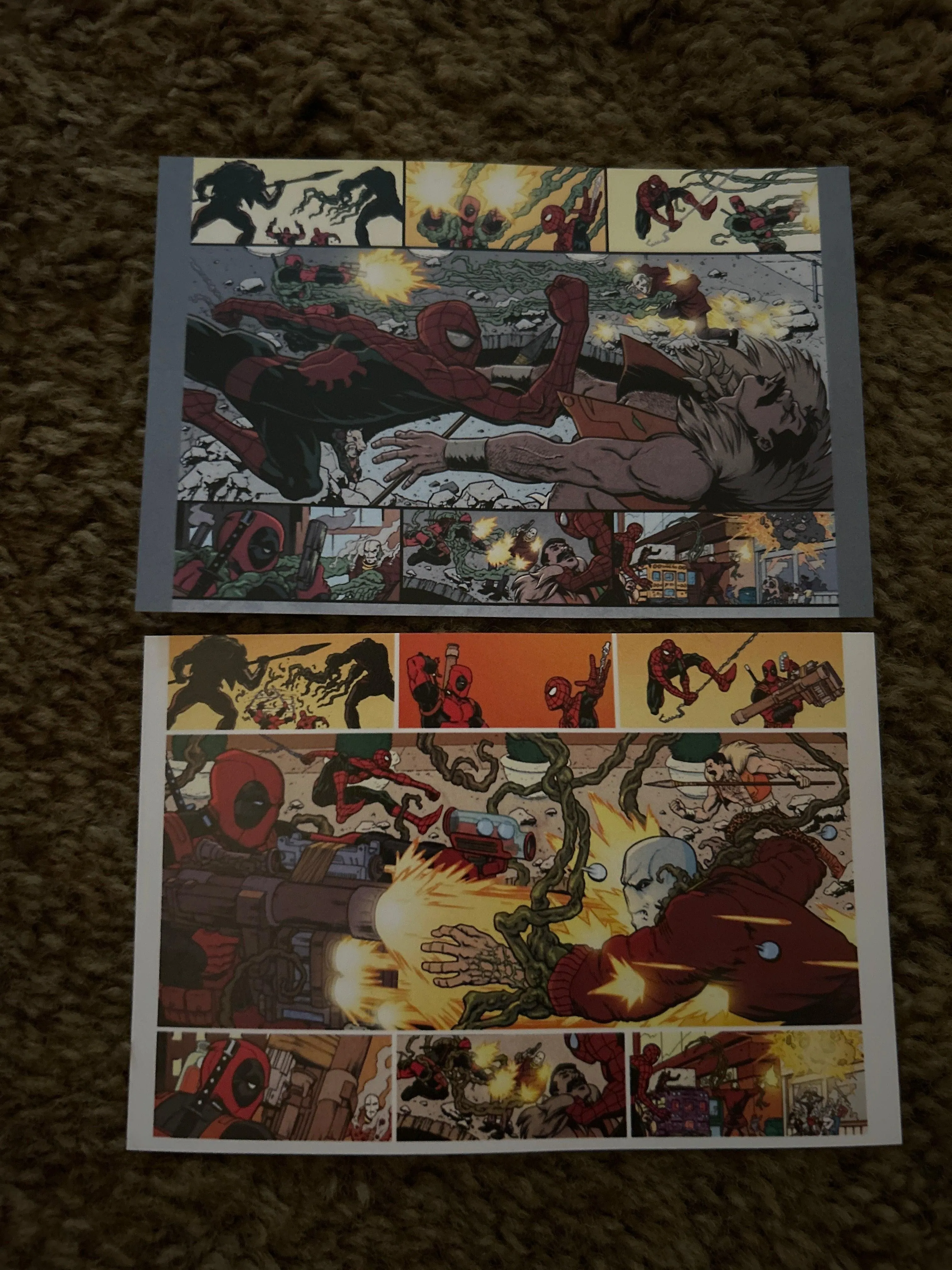 Autograph: Print - Spider-Man / Deadpool