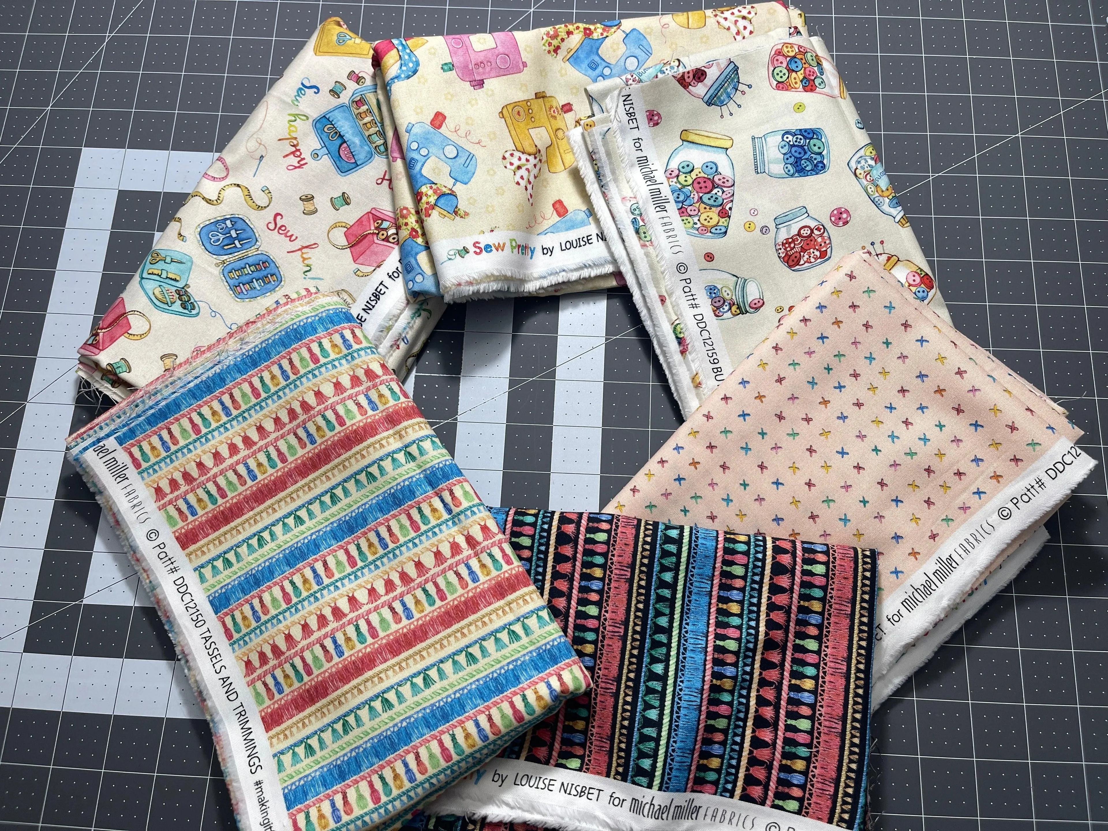 6 Yard + Panel Bundle Sew Pretty Louise Nisbet Michael Miller 141Y