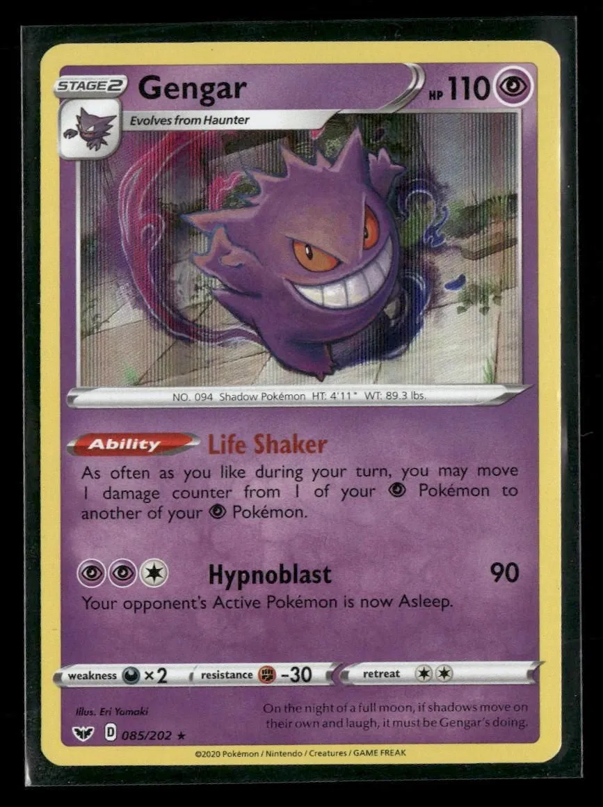 SWSH01: Sword & Shield Base Set Gengar #085/202