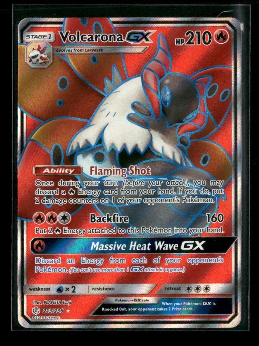 SM - Cosmic Eclipse Volcarona GX (Full Art) #213/236