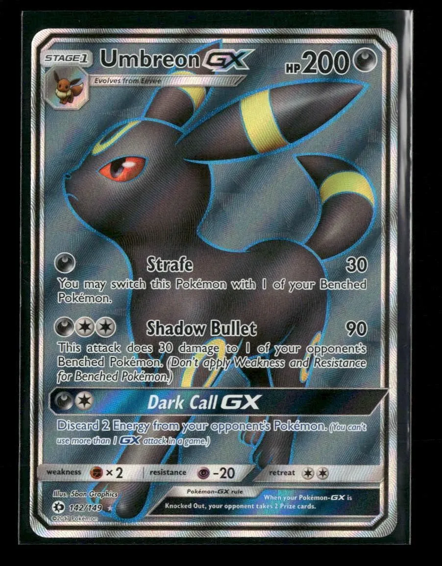 SM Base Set Umbreon GX (Full Art) #142/149