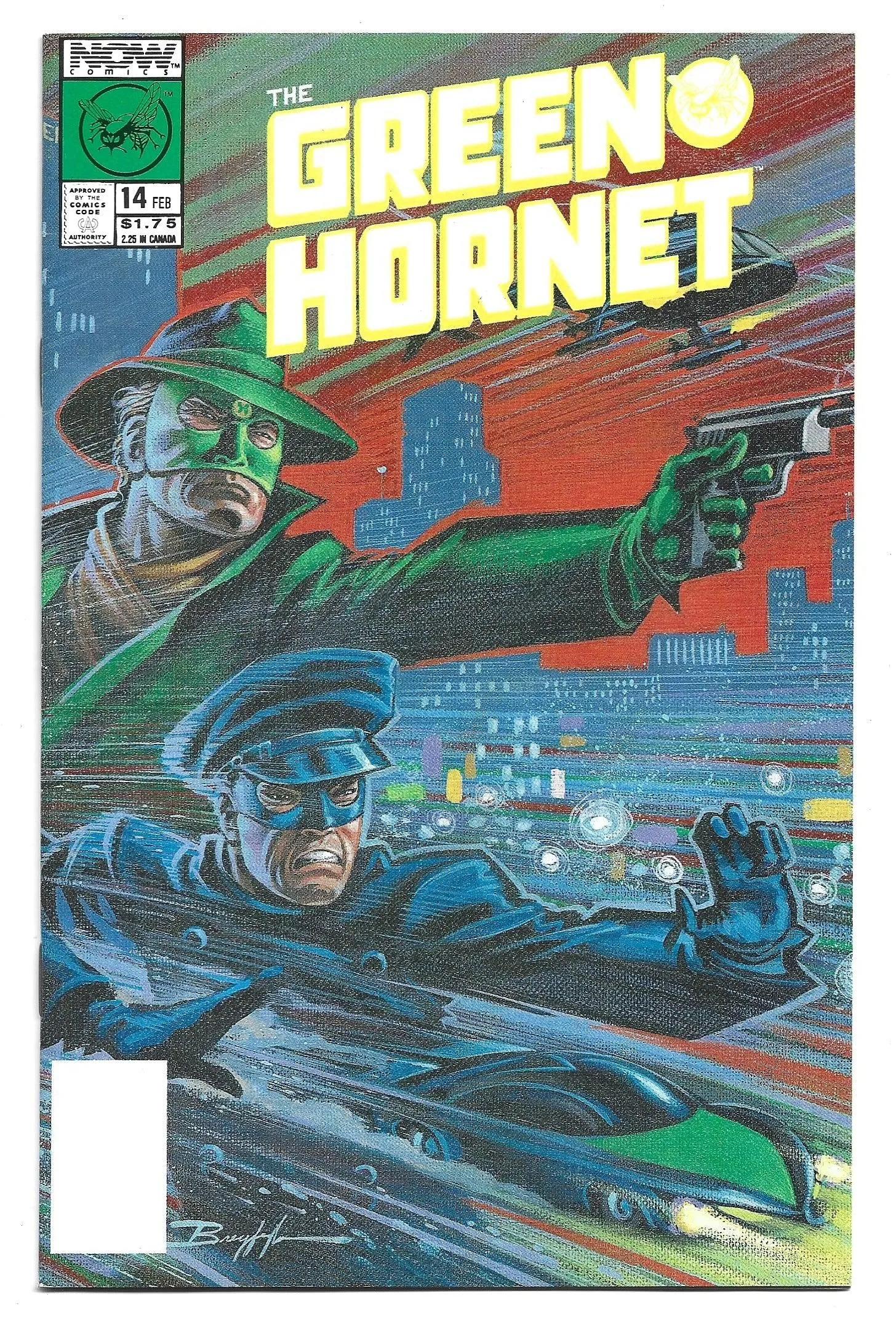 The Green Hornet #14 Norm Breyfogle Cover Art