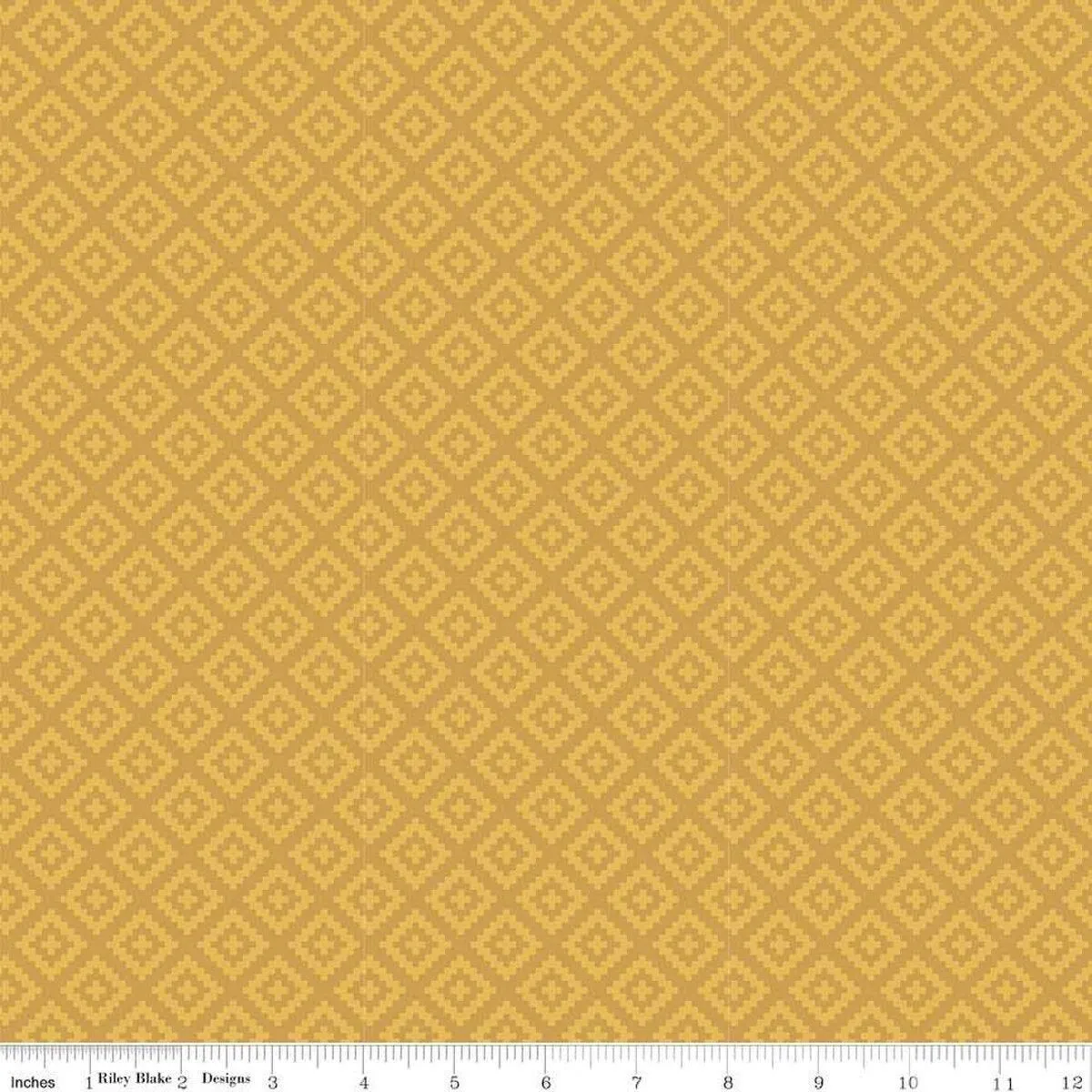 National Parks C15099­-GOLDEN Diamonds Golden Anderson Riley Blake Half Yard