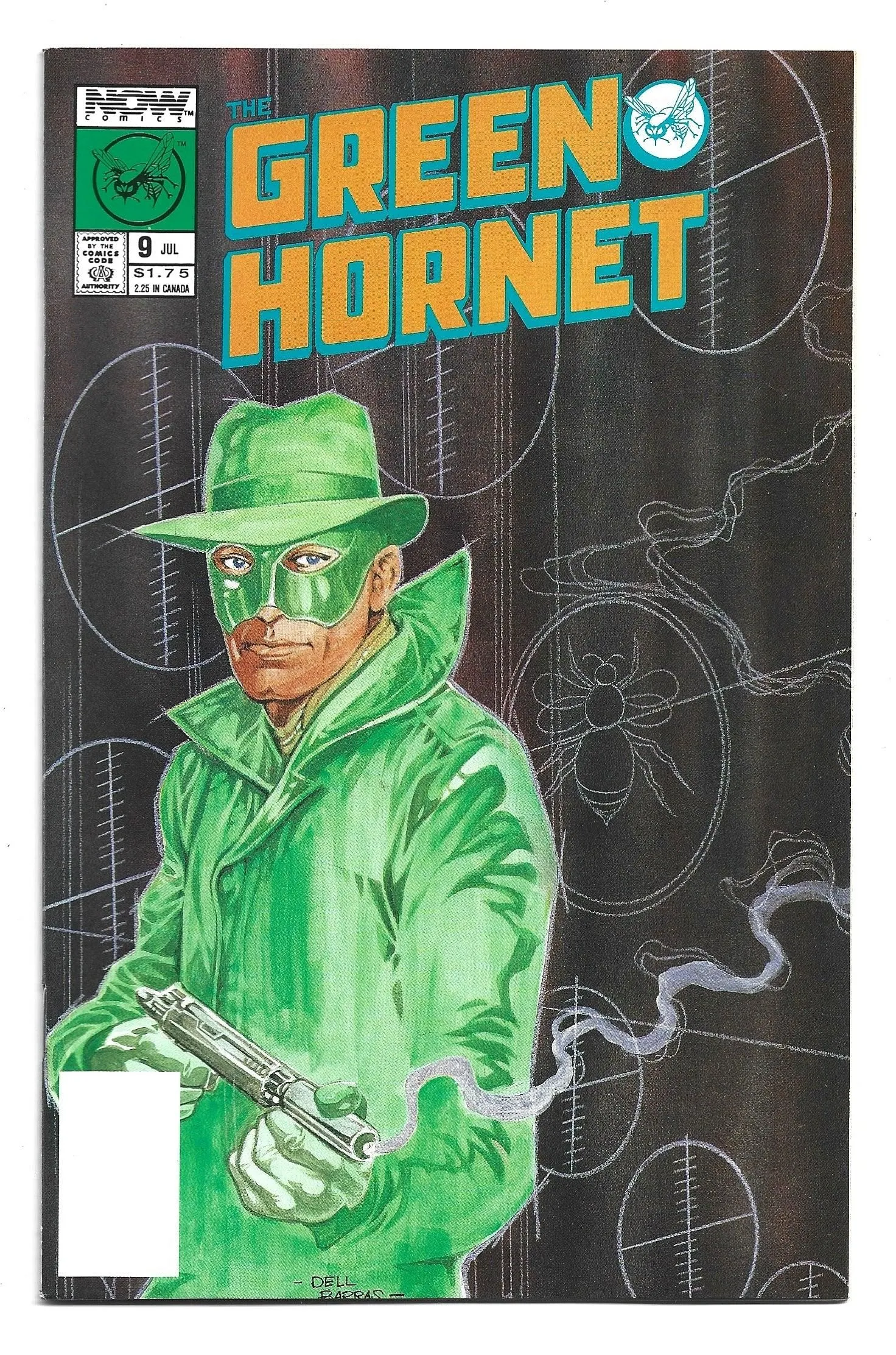 The Green Hornet #9 Dell Barras Cover Art