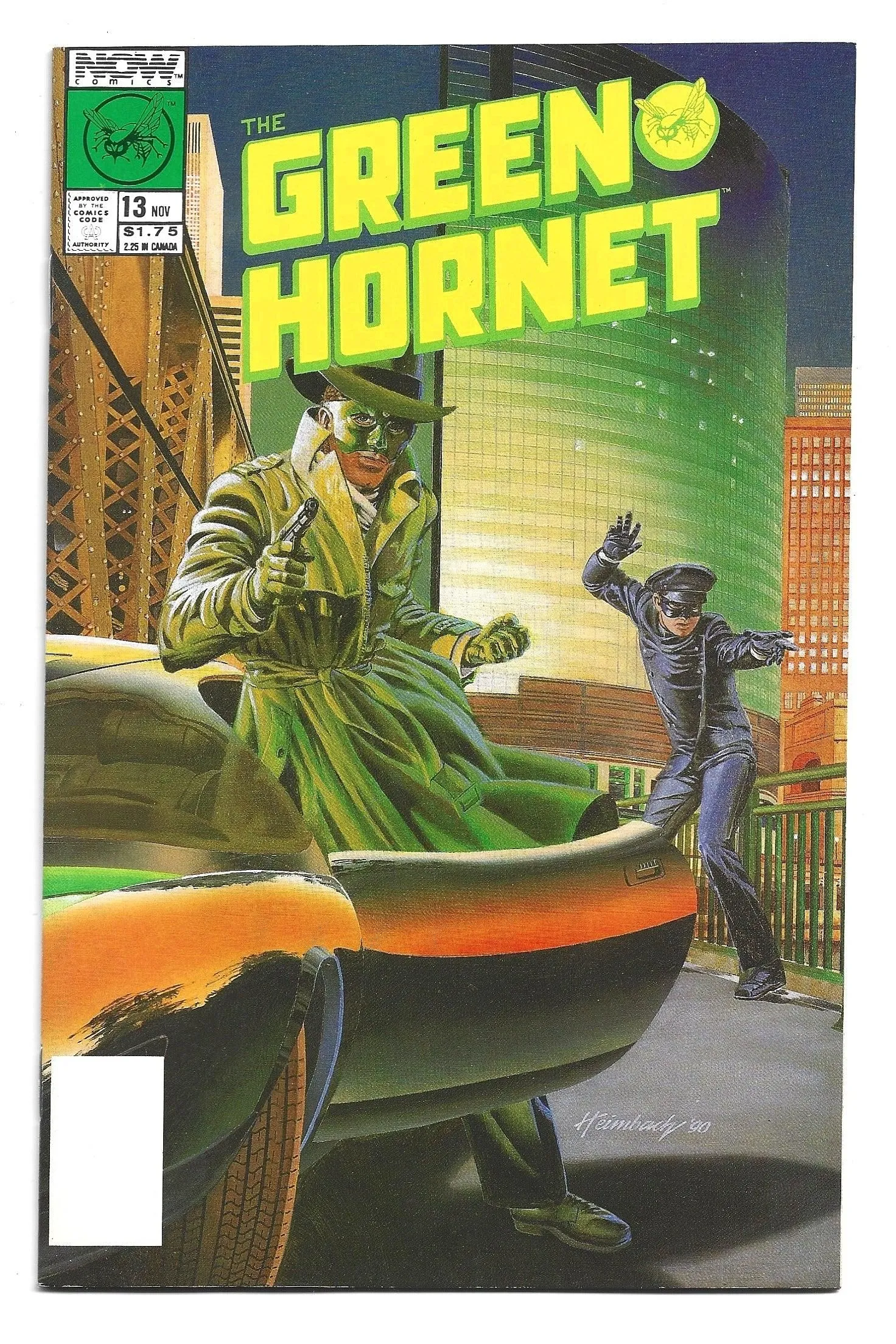 The Green Hornet #13 Gale Heinbach cover art