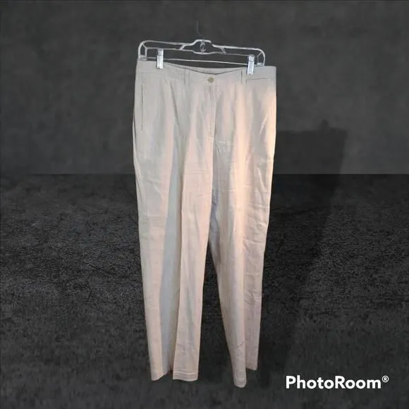 Product image for Womans Liz Claiborne Liz Sport Petite Linen/Cotton Pants Size 12 Petities