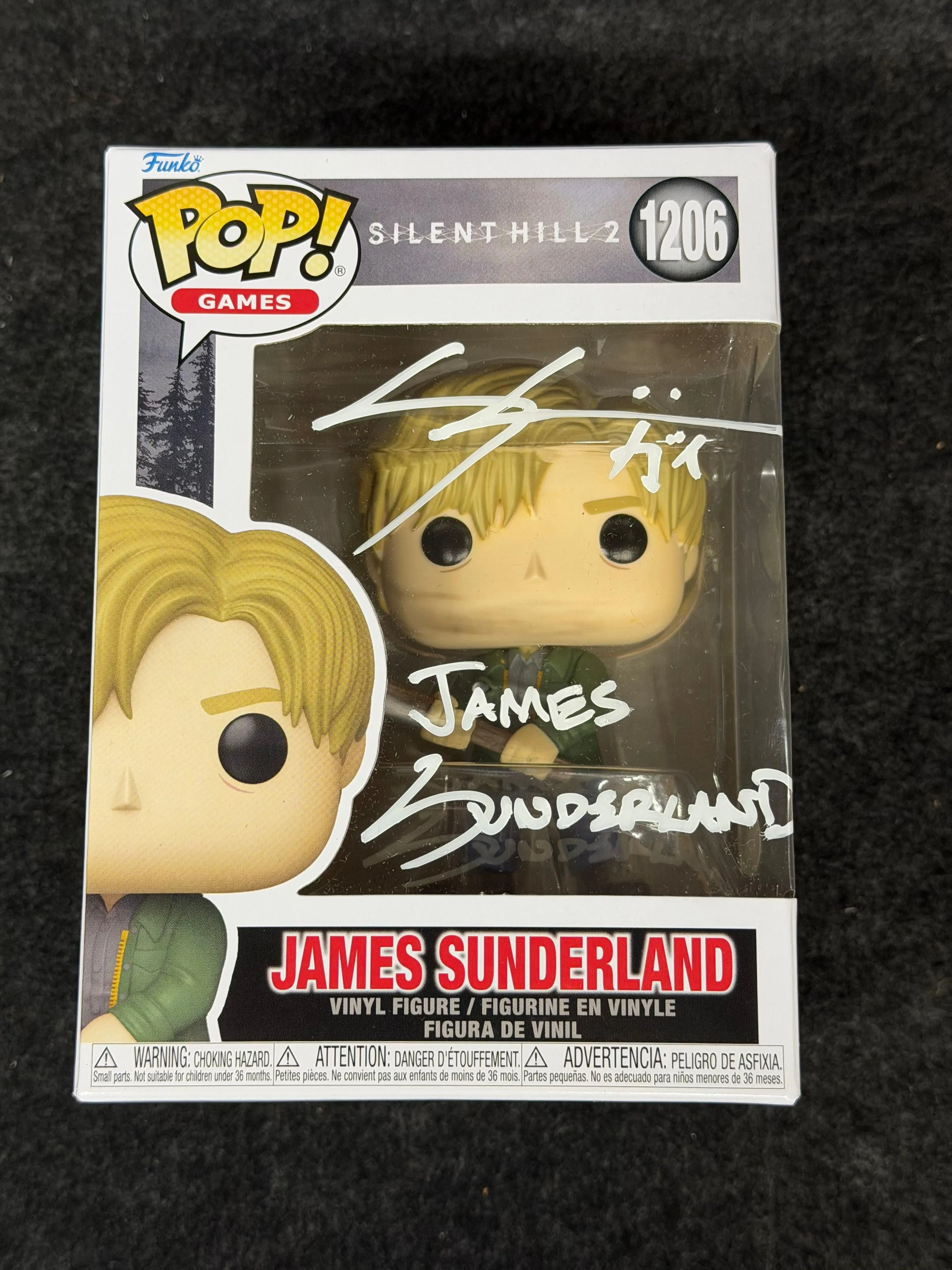 Guy Cihi Signed James Sunderland Silent Hill 2 #1206 Funko - JSA Witnessed COA