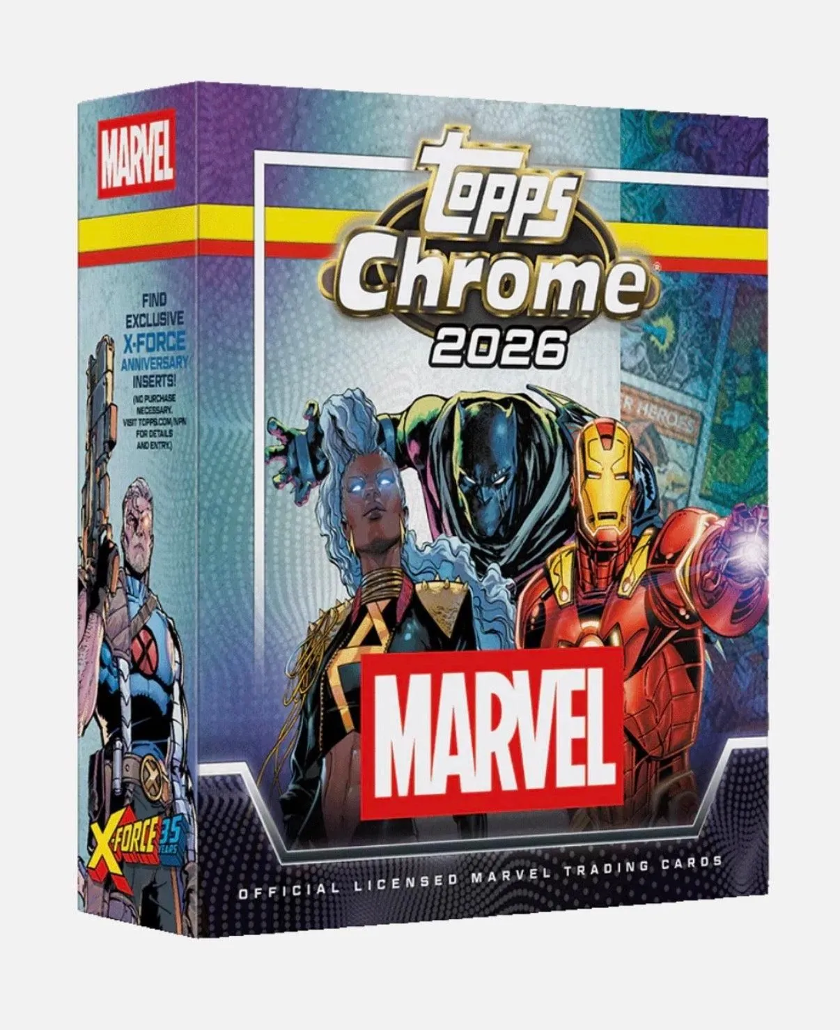 Topps Chrome Marvel Trading Card Mega Box
