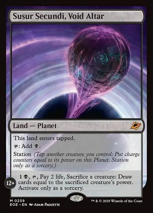 EOE, Susur Secundi, Void Altar, Standard, 259, M, Near Mint, Normal, EN
