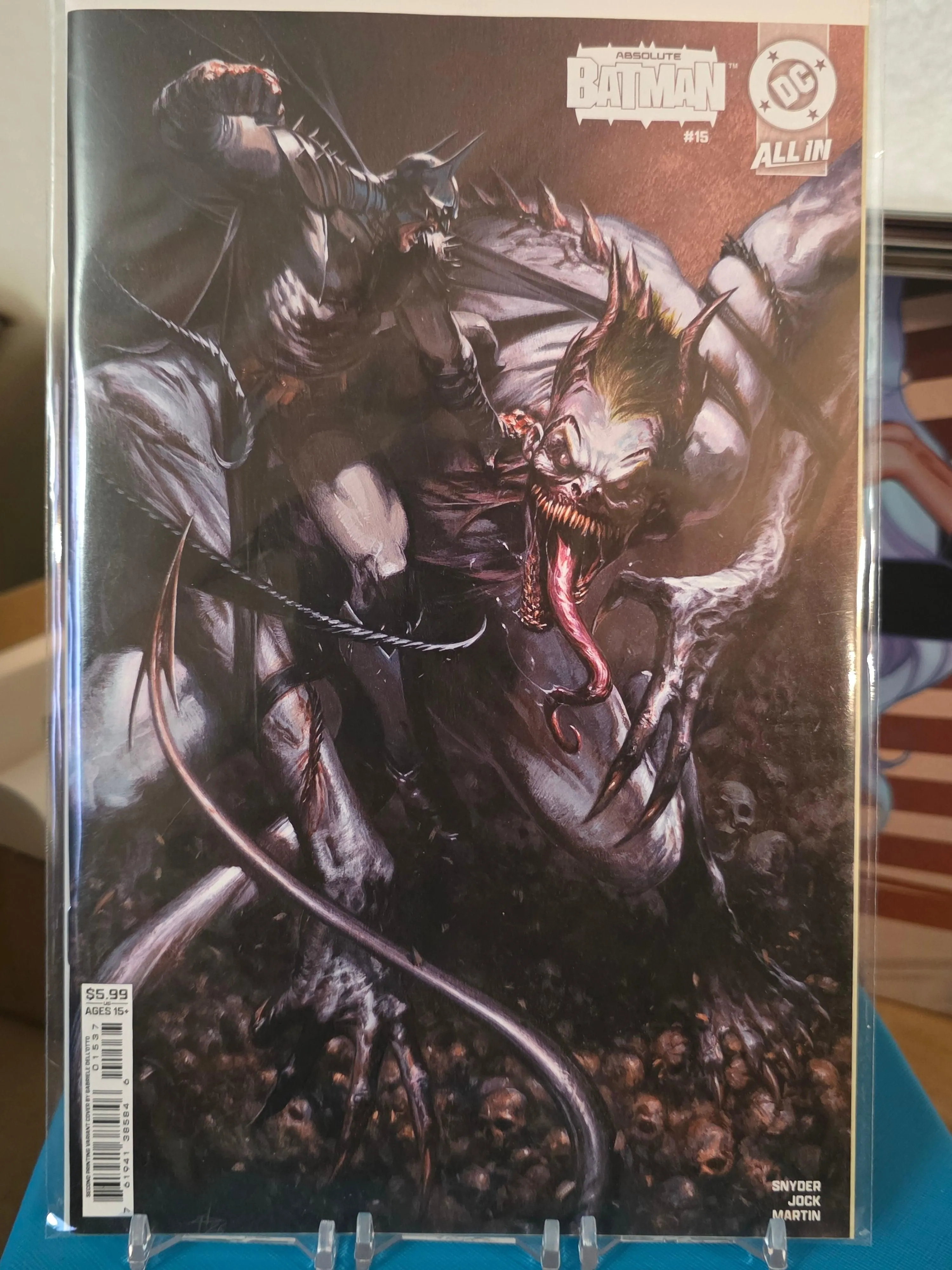 Absolute Batman #15V 2nd Printing Gabriele Dell'Otto Variant Scott Snyder Jock DC 2026 NM