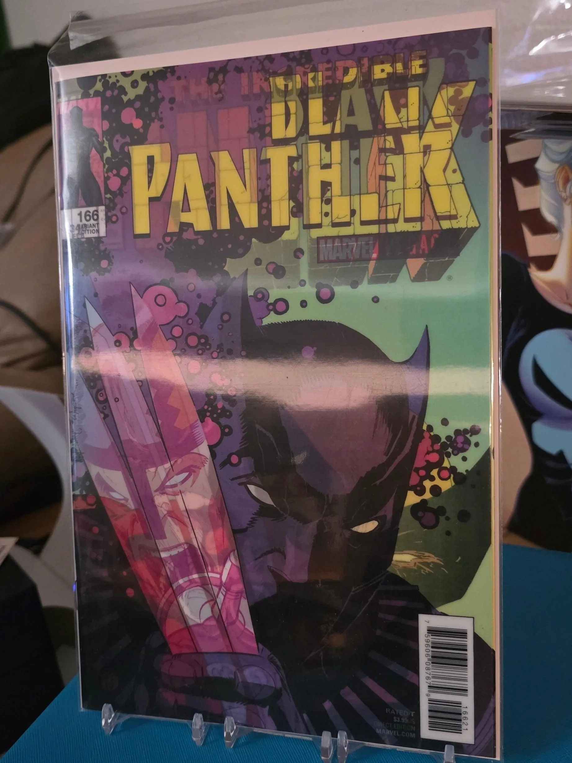 Black Panther #166 Wes Craig Lenticular Homage Variant Klaw Marvel Legacy 2017 NM