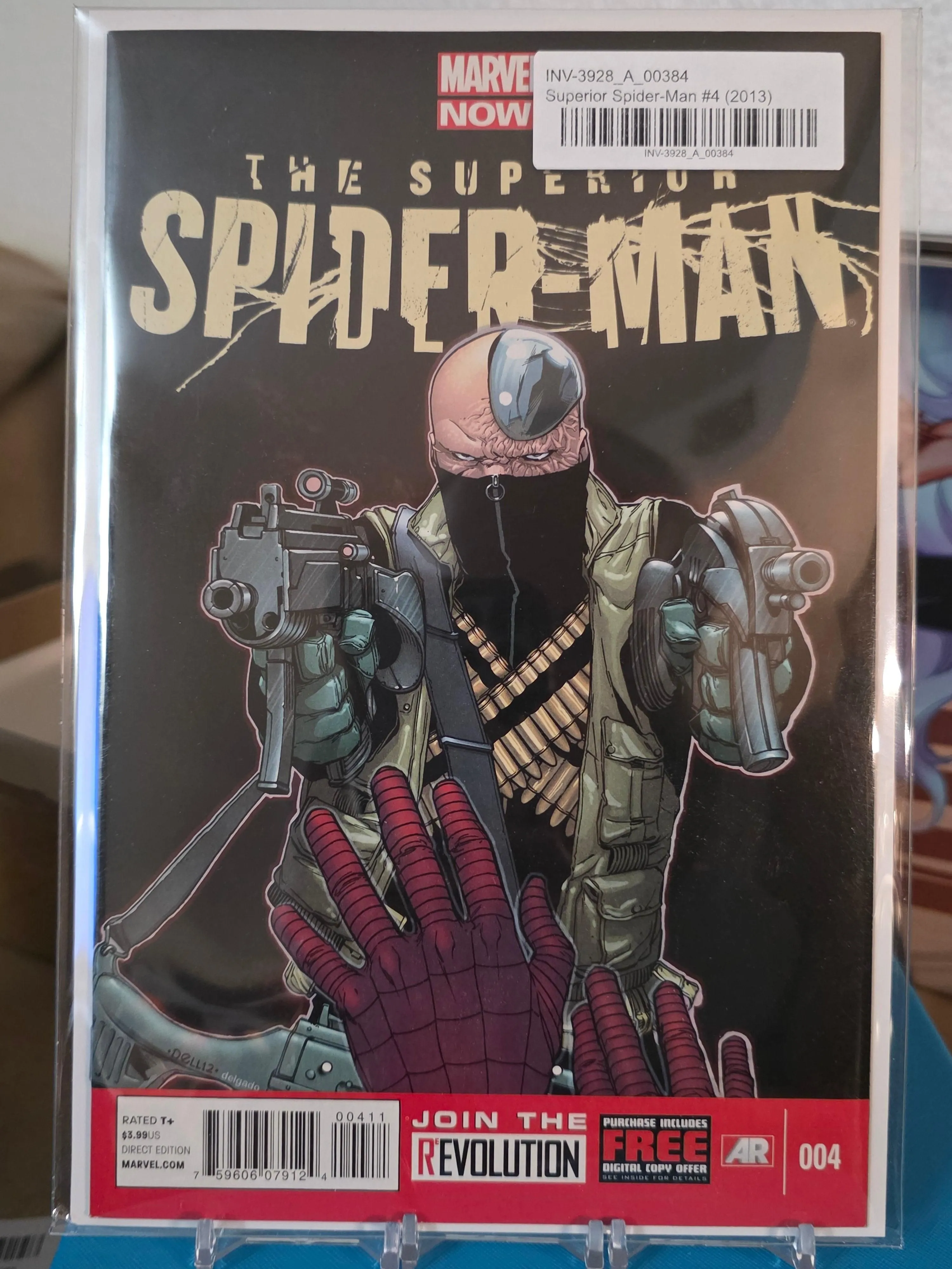 Superior Spider-Man #4 Cover A Giuseppe Camuncoli Cardiac Dan Slott Marvel 2013 NM