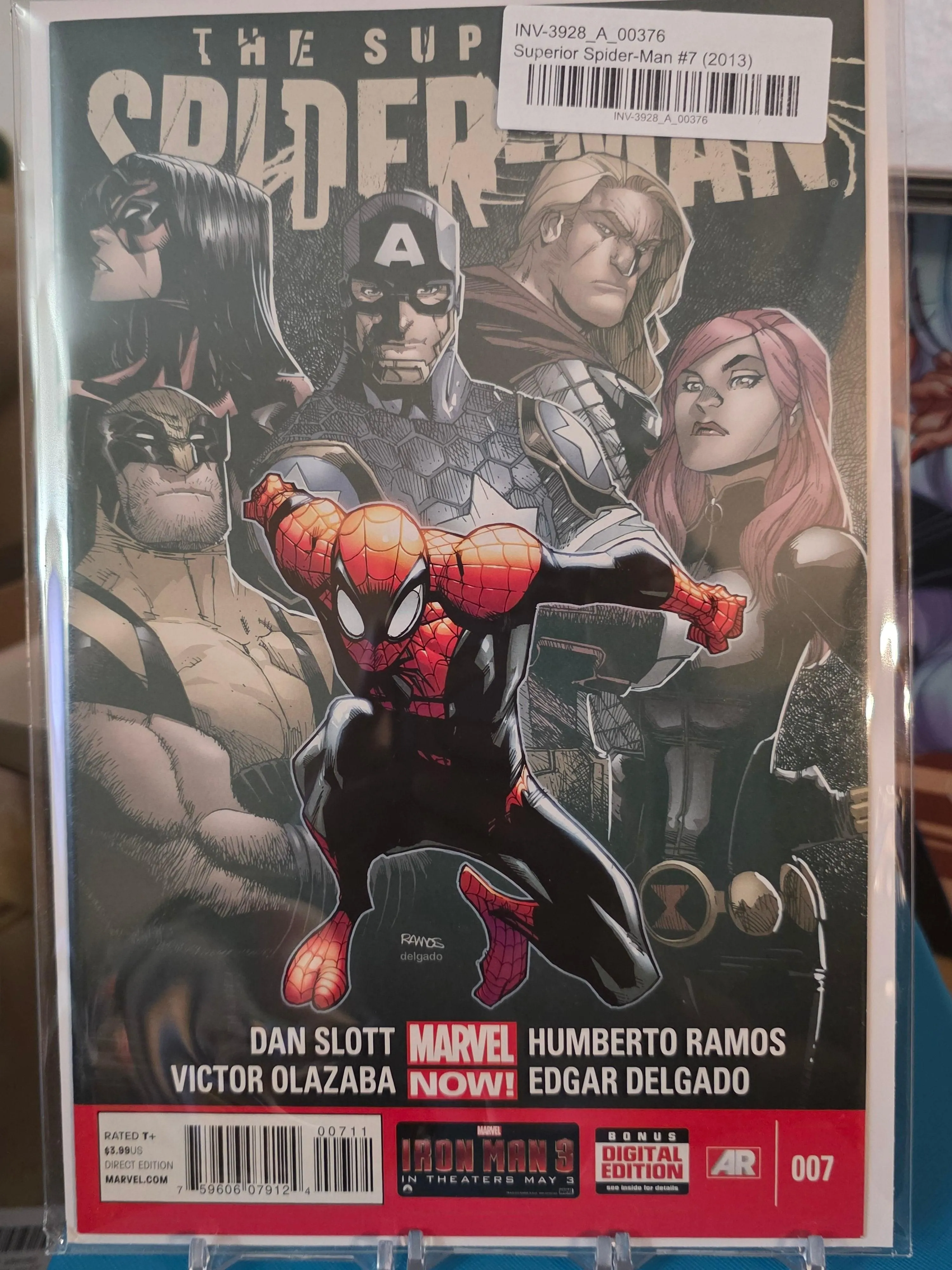 Superior Spider-Man #7 Cover A Humberto Ramos Avengers Dan Slott Marvel 2013 NM