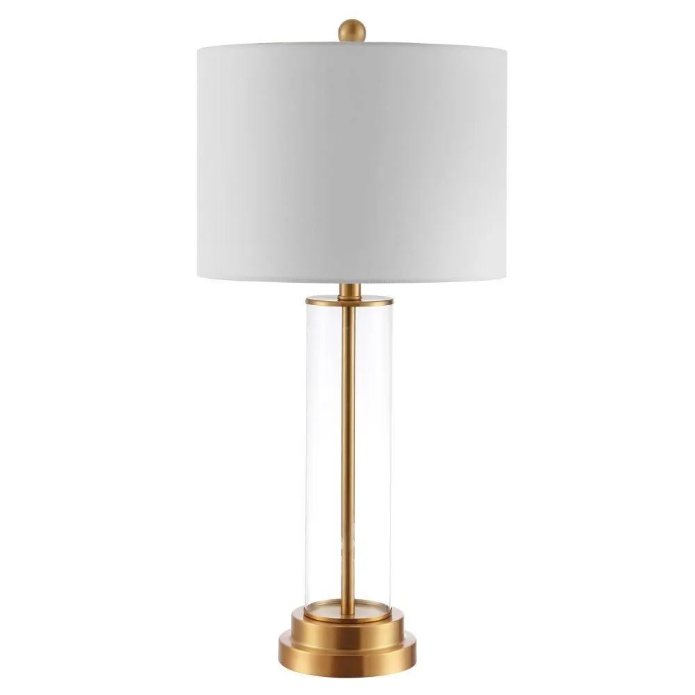 New without box - Cassian Glass Table Lamp - Clear - Safavieh.