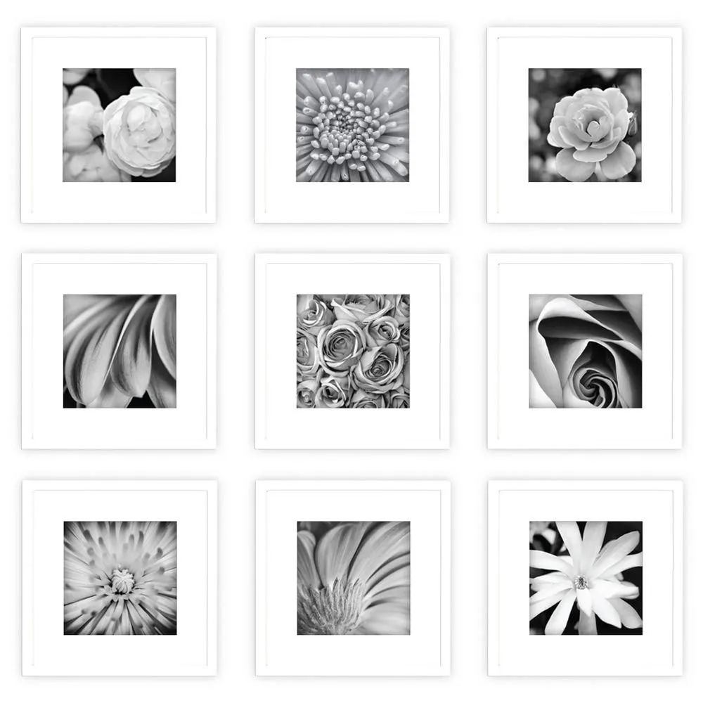 New without box - 9pk Gallery Perfect Picture Frame White - Gallery Solutions