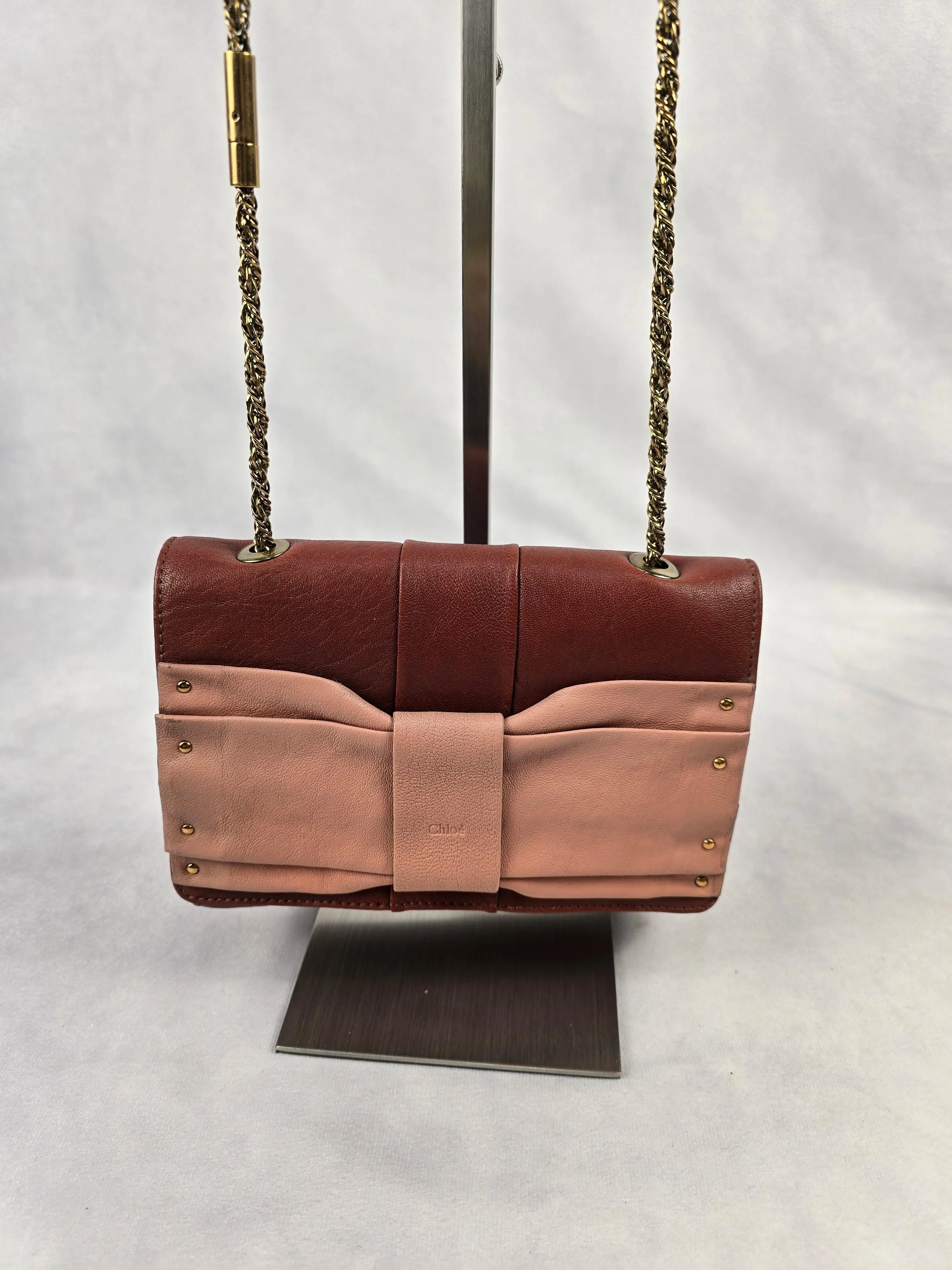 Chloe June Bow Small Crossbody Bag