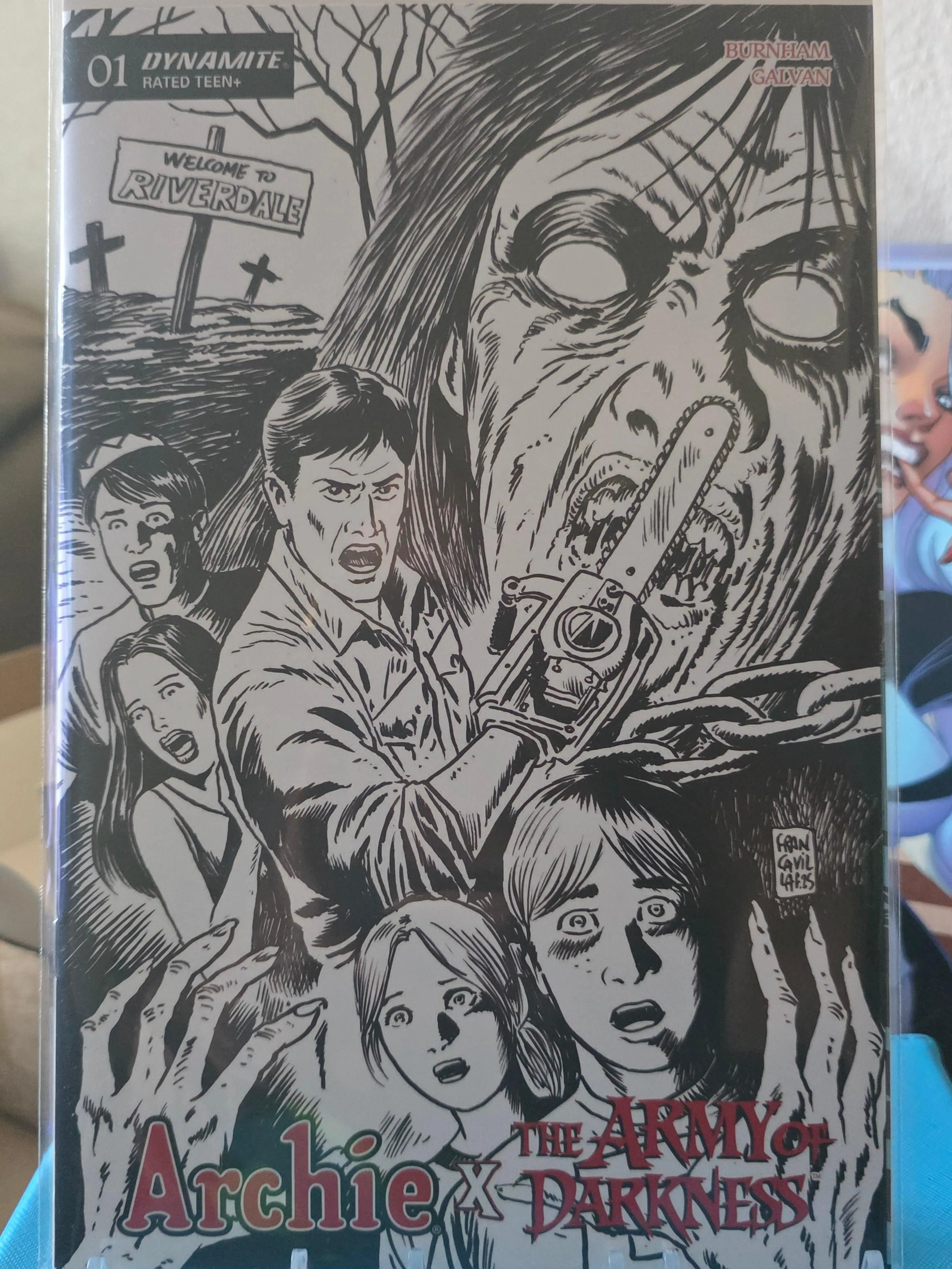 Archie X The Army of Darkness #1 Francavilla Blind Bag Exclusive 2-Book Bundle (Covers W, X) NM