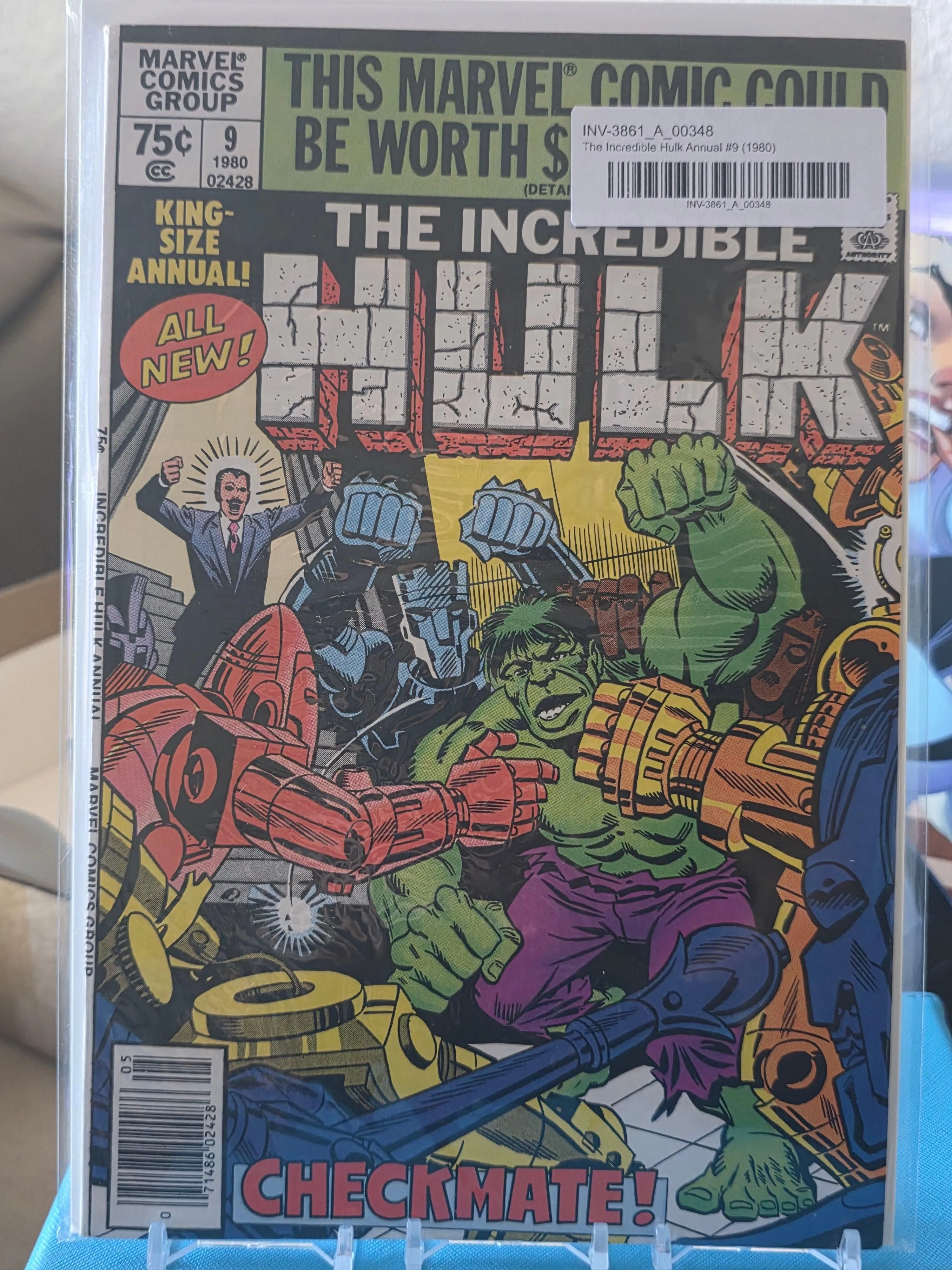 The Incredible Hulk Annual #9 Al Milgrom Iron Man Doc Samson Marvel 1980 NM-