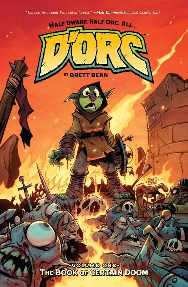 D'ORC VOL.1 TRADE PAPER BACK -  BOOK OF CERTAIN DOOM - BEAN