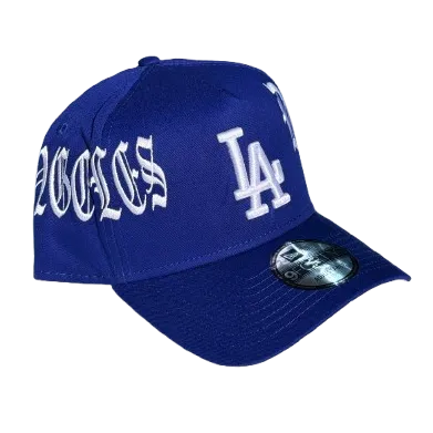 New Era 940 A-Frame Snapback Los Angeles Dodgers Blue Old English
