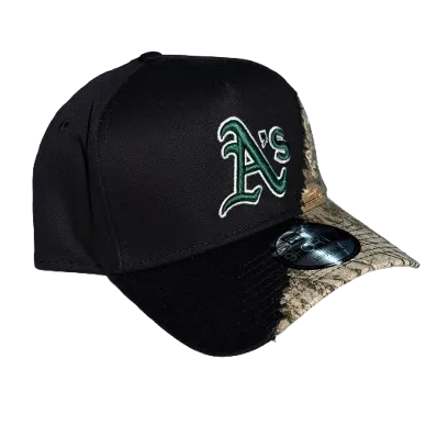 New Era 940 A-Frame Snapback Oakland Athletics Black/Real Tree